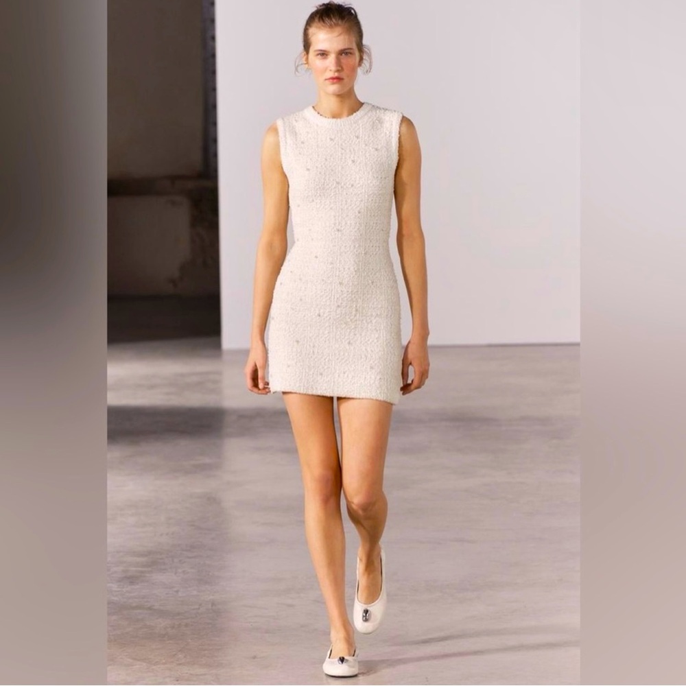 Zara Pearl Knit Dress SOLD OUT!